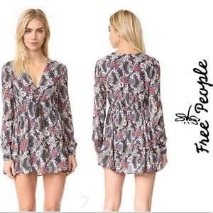 Free People Stealing Fire Tunic Mini Dress small